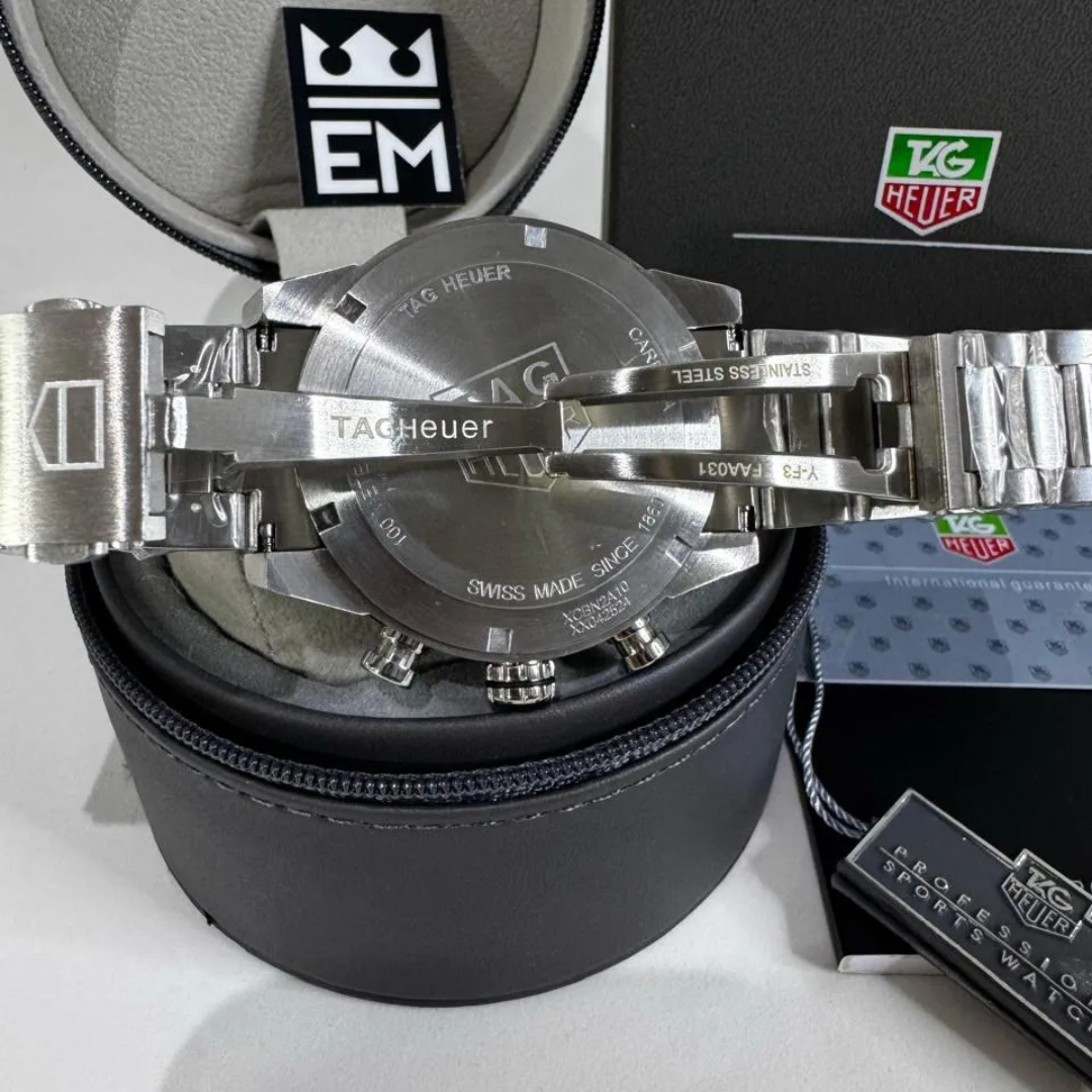 TAG Heuer Carrera Chronograph – Emerald Green | Stainless Steel Bracelet