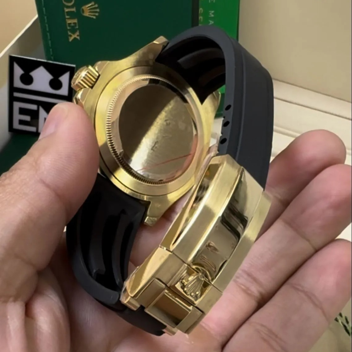 Rolex Yacht-Master 42 – Black Dial – Oysterflex