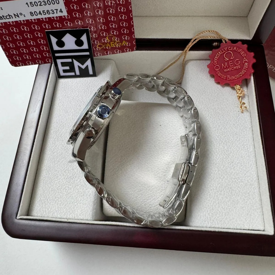 Omega Speedmaster 'Co-Axial Master Chronometer' – White Dial | Stainless Steel Bracelet