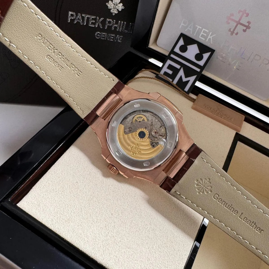 Patek Philippe Nautilus Rose Gold Brown Automatic