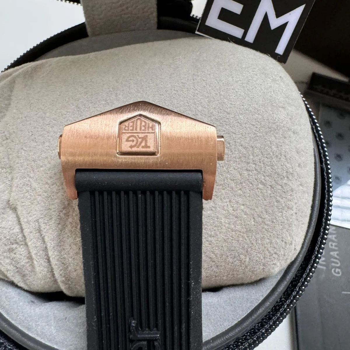 TAG Heuer Grand Carrera Microtimer – Rose Gold Black