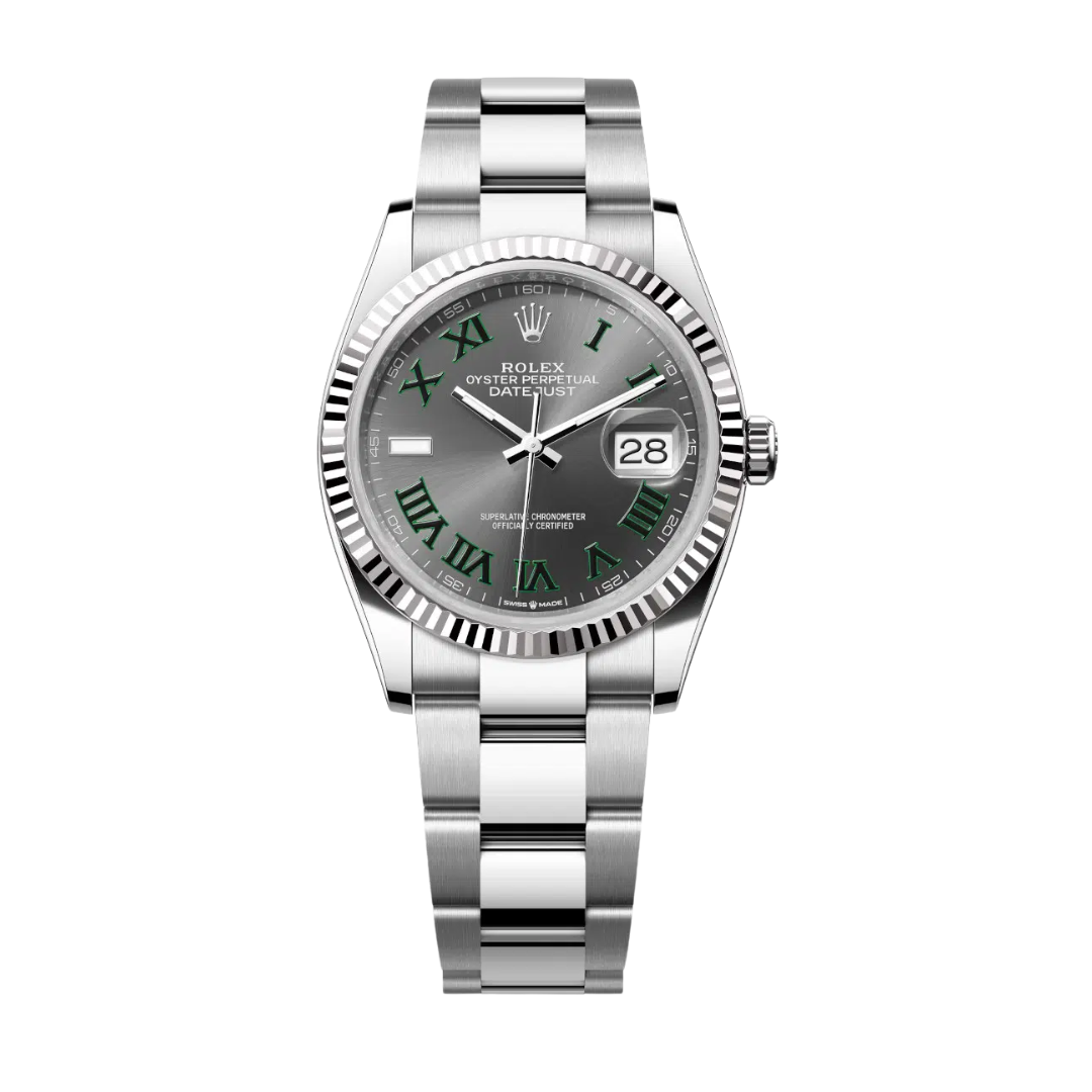 Rolex Datejust – Gray Dial with Roman Numerals