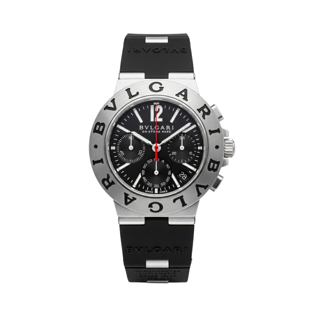 Bvlgari Aluminium Chronograph Schwarz