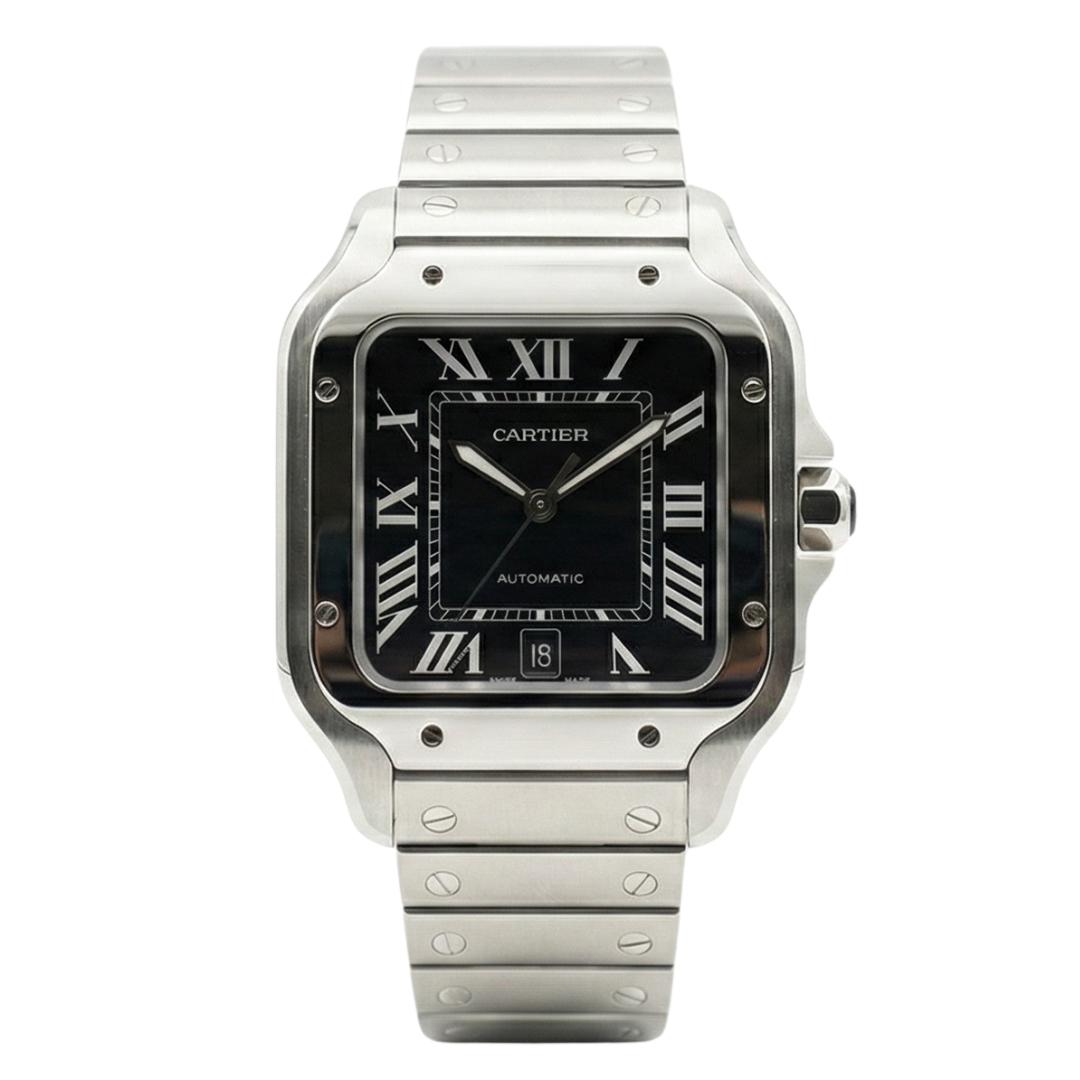 Cartier Santos Automatik Schwarz