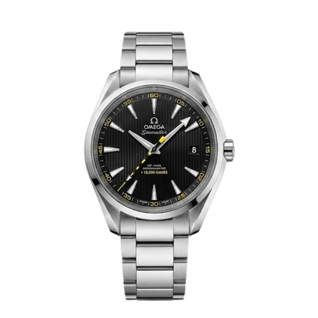 Omega Seamaster Aqua Terra > 15,000 GAUSS (Black/Yellow Dial)
