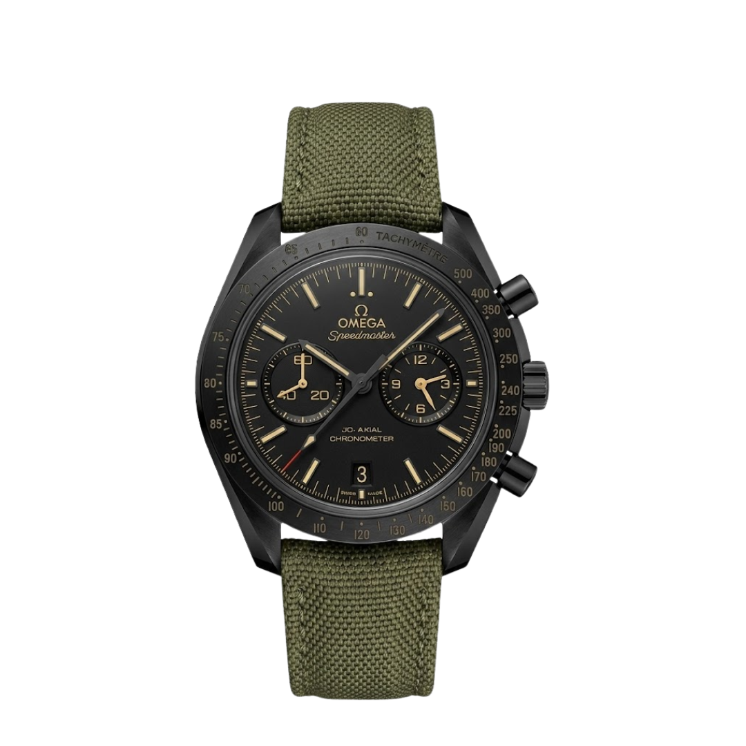 Omega Speedmaster Dark Edition – Schwarz/Khaki | Chronograph