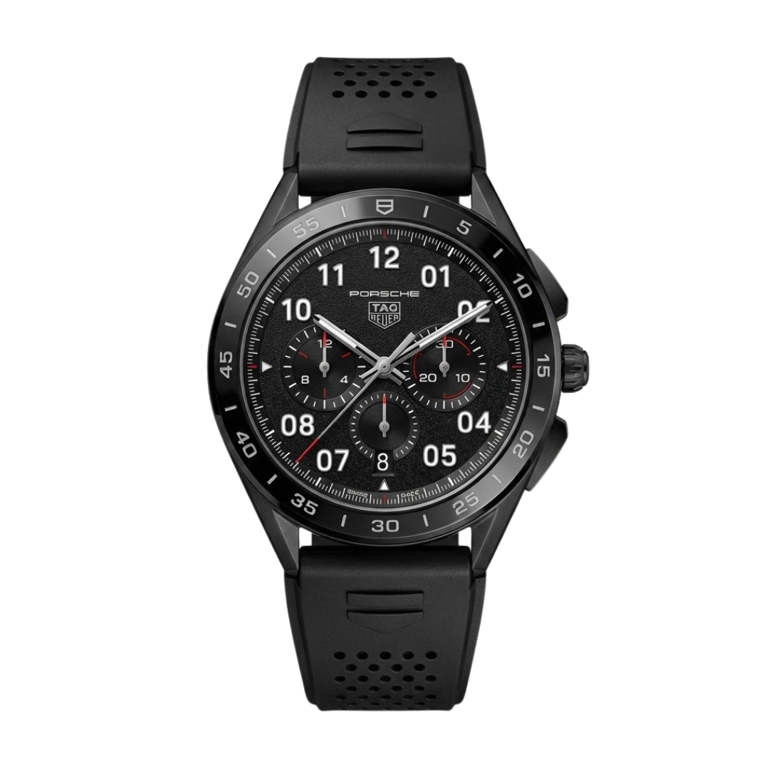 TAG Heuer Formula 1 Black Chronograph Rubber Tape