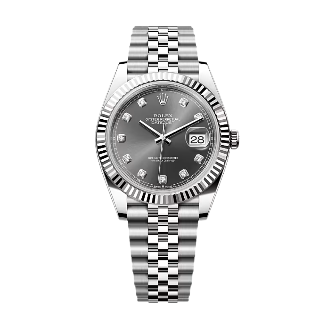 Rolex Datejust 41 – Black Dial with Diamonds