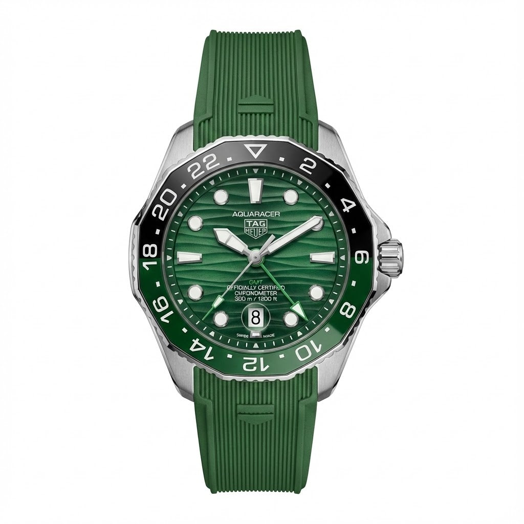 TAG Heuer Aquaracer GMT – Green Rubber